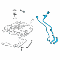 OEM Buick Filler Pipe Diagram - 84392404