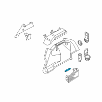OEM Saturn Astra Bulb Diagram - 93190936