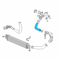 OEM Honda Hose, Intercooler Outlet (B) Diagram - 17293-6A0-A01