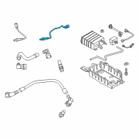 OEM 2016 Ford Mustang Rear Oxygen Sensor Diagram - FR3Z-9G444-C
