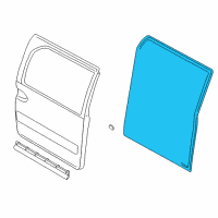 OEM 2002 Nissan Quest Weatherstrip-Slide Door Diagram - 82830-7B000