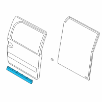 OEM 2002 Nissan Quest Seal-Slide Door, Lower Diagram - 82838-7B000