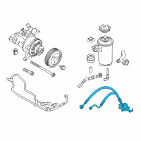 OEM 2017 BMW X5 Expansion Hose Diagram - 32-41-6-855-250