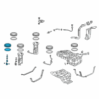 OEM 2013 Honda CR-V Set, Pressure Regulator Assembly Diagram - 17052-T0A-000