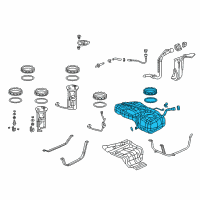 OEM 2014 Honda CR-V Set, Fuel Tank Complete Diagram - 17044-T0A-A30