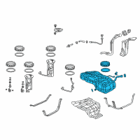 OEM 2012 Honda CR-V Tank, Fuel Diagram - 17044-T0A-A00