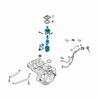 OEM 2017 Kia Sorento Fuel Pump Complete Diagram - 31110C6200
