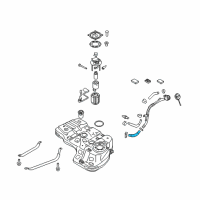 OEM 2018 Kia Sorento Hose-Fuel Filler Neck Diagram - 31036C6500