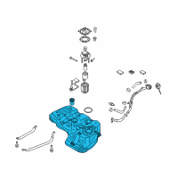 OEM Kia Sorento Fuel Tank Assembly Diagram - 31150C6200