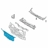 OEM Hyundai Veracruz Insulator-Dash Panel Diagram - 84124-3J010