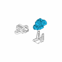 OEM Hydraulic Module Abs Controller Diagram - 589103E500