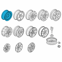 OEM 2013 Honda Civic Disk, Wheel (15X6 1/2J) (Tpms) (Topy) Diagram - 42700-TR3-A02