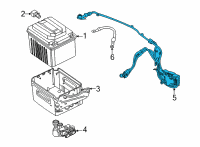 OEM 2022 BMW X4 CABLE, STARTER MOT.GEN.JUMP Diagram - 61-12-5-A28-653