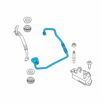 OEM 2019 Ford Transit Connect Return Tube Diagram - CV6Z-7A031-B