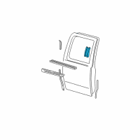 OEM 2000 Ford Expedition Upper Molding Diagram - YL1Z-78290A67-AA