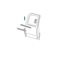 OEM 2002 Ford F-150 Applique Diagram - YL3Z-16254A04-AA