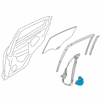 OEM 2019 Toyota Yaris Window Motor Diagram - 85710-WB001