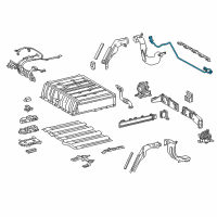 OEM 2022 Toyota Prius Prime Battery Cable Diagram - 821H1-47041