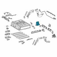 OEM 2018 Toyota Prius Prime Blower Motor Diagram - G9230-47090