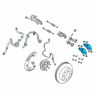 OEM 2020 Ram 3500 Pad Kit-Front Disc Brake Diagram - 68461656AB