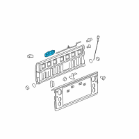 OEM 2004 Dodge Ram 1500 Handle-TAILGATE Diagram - 55276237AA