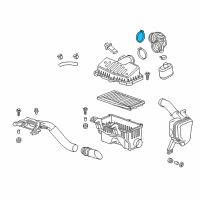 OEM 2010 Chevrolet Aveo Resonator Clamp Diagram - 94530124