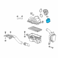 OEM Chevrolet Spark Upper Resonator Diagram - 95232497