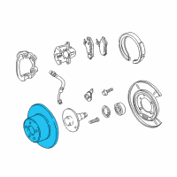 OEM 2014 Chevrolet Caprice Rotor Diagram - 92287428