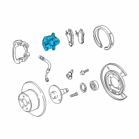 OEM Pontiac G8 Caliper Diagram - 92193452