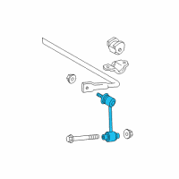 OEM 2015 Lexus IS250 Link Assy, Rear Stabilizer Diagram - 48830-30090