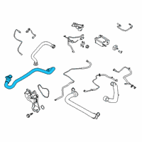 OEM 2016 Ford Fusion Crankcase Tube Diagram - DS7Z-6A664-BC