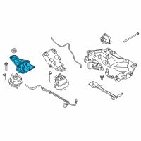 OEM BMW X5 Engine Mount Bracket Right Diagram - 22-11-6-856-182