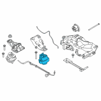 OEM 2018 BMW X5 Engine Mount Diagram - 22-11-6-864-335