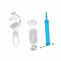 OEM BMW M2 Rear Shock Absorber Diagram - 33-52-2-289-537