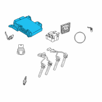 OEM 2008 Chrysler PT Cruiser Powertrain Control Generic Module Diagram - R5034440AE