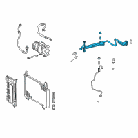 OEM Toyota Yaris Rear Suction Line Diagram - 88710-0D240