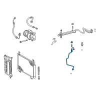 OEM 2017 Toyota Yaris Liquid Line Diagram - 88716-0D610