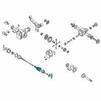 OEM 2000 Nissan Xterra Dust Boot Kit-Repair, Outer Diagram - 39241-10E87