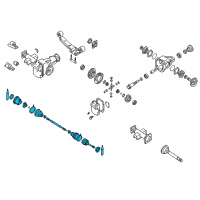 OEM 2001 Nissan Xterra Shaft Assembly-Front Drive R Diagram - 39100-2S660