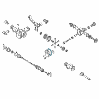 OEM Nissan Gasket Gear Carrier Diagram - 38320-01G02