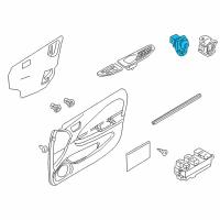 OEM Nissan Sentra Switch Assy-Door Lock Diagram - 25210-5M000