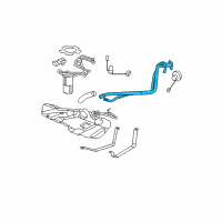 OEM 2008 Chevrolet HHR Filler Pipe Diagram - 25804510