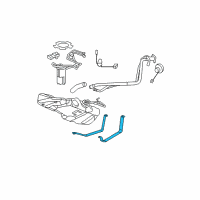 OEM 2010 Chevrolet HHR Strap-Fuel Tank Diagram - 15775616