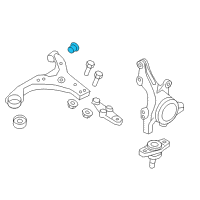 OEM Kia Optima Bushing-Lower Arm Diagram - 545512G000