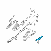 OEM Nissan Frontier Three Way Catalytic Converter Diagram - 208A3-EA21B