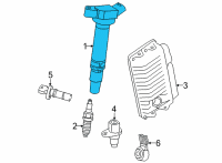 OEM Lexus UX200 Ignition Coil Diagram - 9091902276