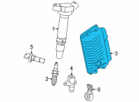 OEM 2022 Lexus NX350h COMPUTER, ENGINE CON Diagram - 89661-78D10