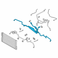 OEM 2016 BMW M6 Gran Coupe Coolant Hose Diagram - 17-12-2-284-288