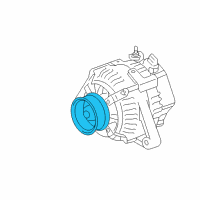 OEM 2009 Toyota RAV4 Pulley Diagram - 27415-0W021