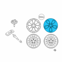 OEM 2014 Kia Soul Wheel Assembly-Aluminum Diagram - 52910B2100